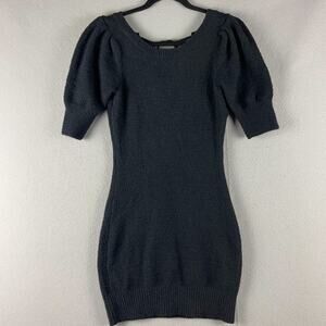 Anthropologie Black Mini Dress